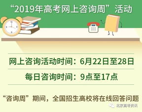 提醒丨教育部网上咨询周将于6月22日正式启动